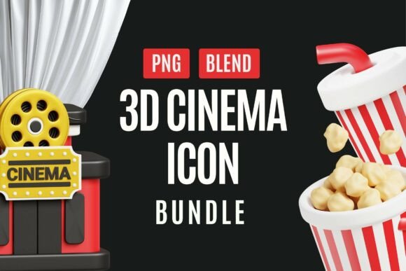 Download Movie Theater 3D Icon Collection - Premium Resources