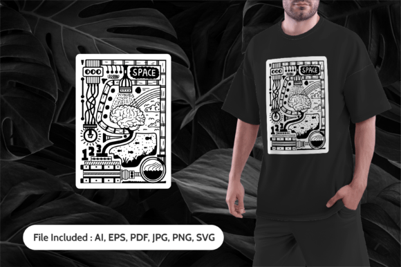Download Miracle of Brain T-shirt Artwork - Miracle Collection